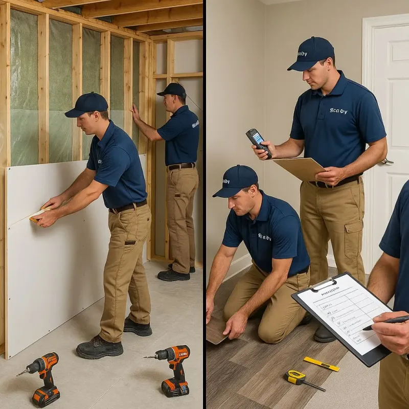 Repairs and Reconstruction process in Caddo County, OK